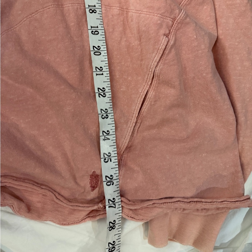 FREE PEOPLE MOVEMENT Cayuga Hooded Tunic Hoodie Sweatshirt Pink Oversized M - Picture 10 of 13